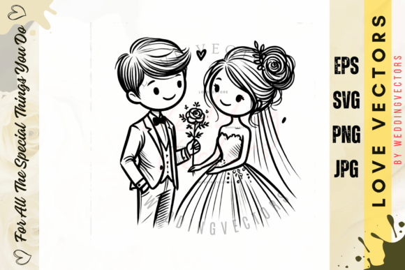 C679: Artistic Vectors for Timeless Romance