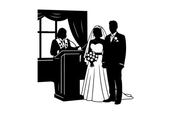 Capturing the Essence of Union: Wedding Ceremony Clip Art