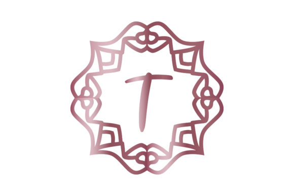 Elegant Monogram Illustration Wedding Initial: A Designer's Asset