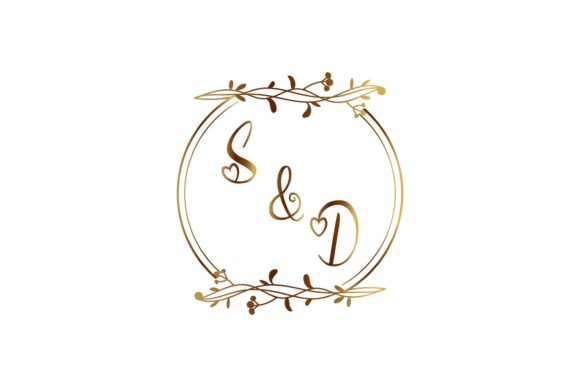 Elegant Monogram Initials for Timeless Wedding Branding