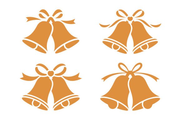 Elegant Wedding Bell Vectors for Timeless Design Projects