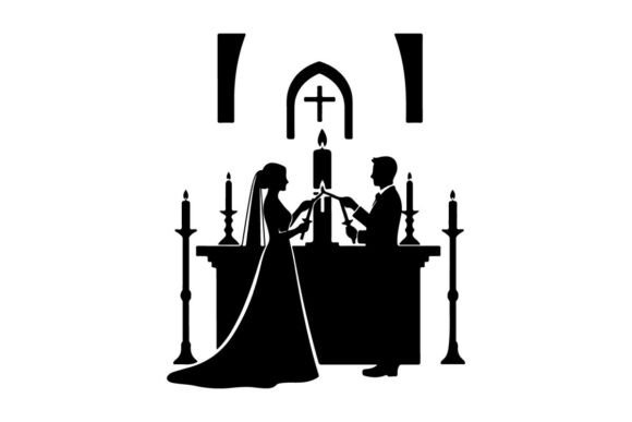 Elegant Wedding Silhouettes: A Design Asset for Timeless Branding
