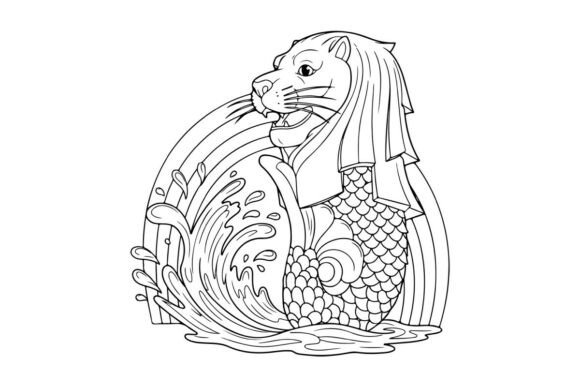 Mythical Seahorse Bride Wedding Vector: Enchanting Design