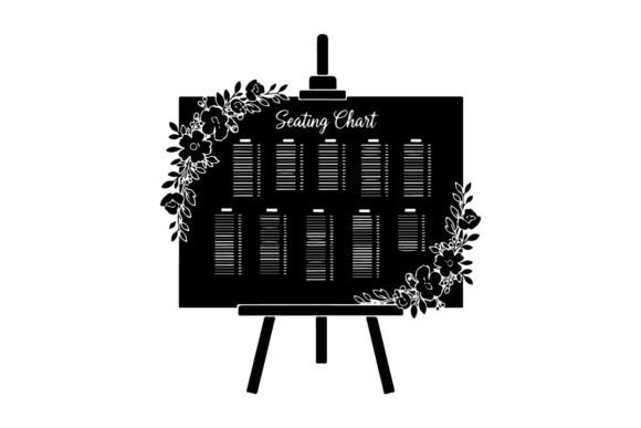 Simplify Your Wedding Stationery with a Vector Seating Chart Illustration