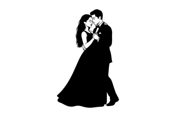 Timeless Romance: Using the Dancing Couple Vector in Design