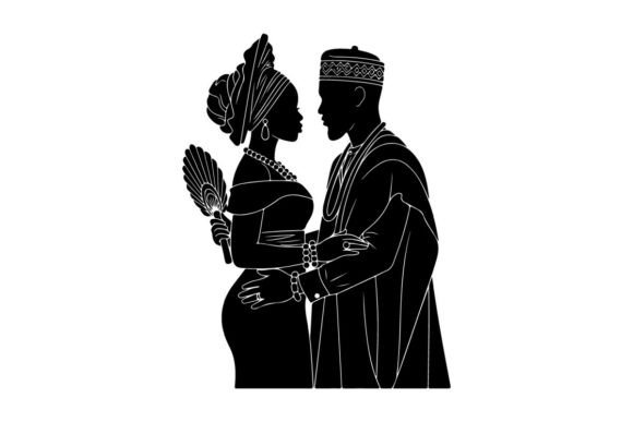 Traditional African Wedding Couple Holdi: A Timeless Typeface for Modern Design