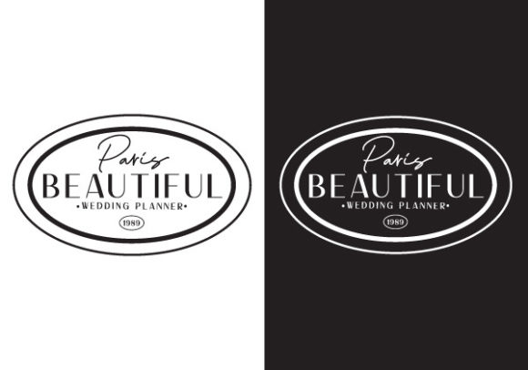 Typography Logo Beautiful Wedding Vector: A Designer's Dream