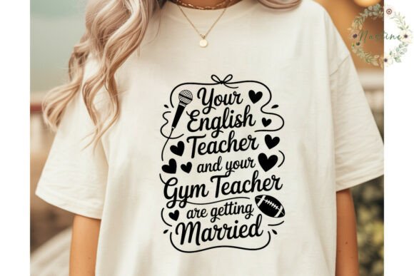 Unleash Creativity with the English Gym Teacher Wedding PNG